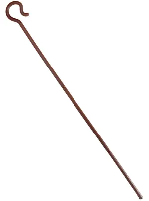 Brown Collapsible Shepherd Crook Costume Accessory