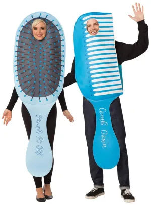Brush and Comb Adults Couples Costume