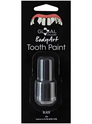 Brush On Black Tooth Paint Makeup
