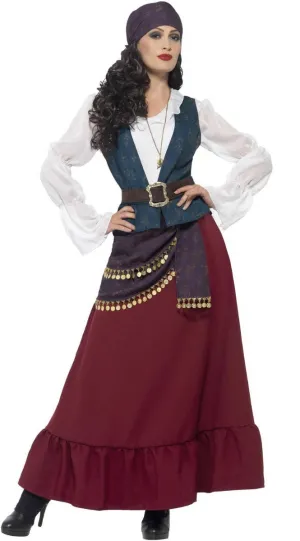 Buccaneer Beauty Deluxe Womens Pirate Fancy Dress Costume