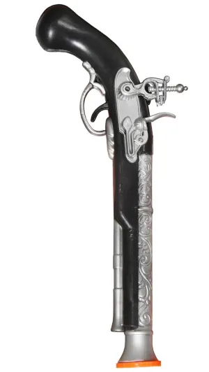 Buccaneer Black Pirate Pistol Toy Weapon