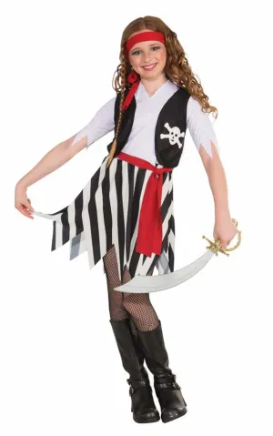 Buccaneer Pirate  Girls Dress Up Costume
