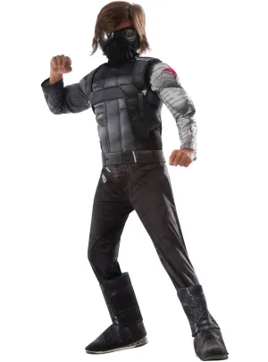 Bucky Barnes Captain America Winter Soldier Boys Costume