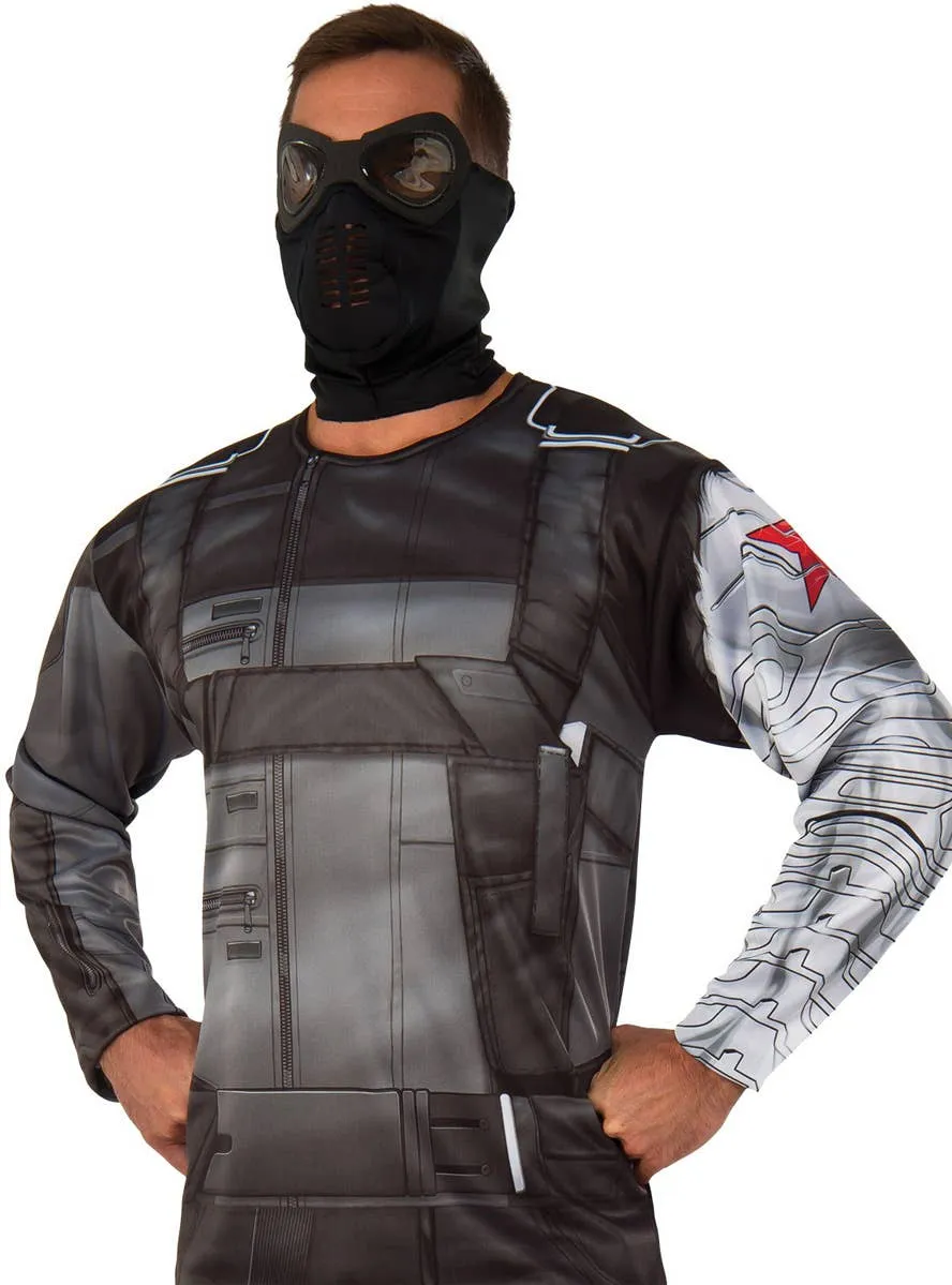 Bucky Winter Solider Mens Marvel Comics Costume
