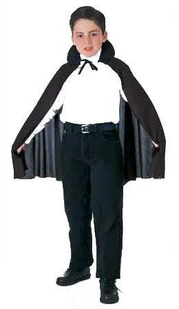 Budget Kids Black Halloween Costume Cape