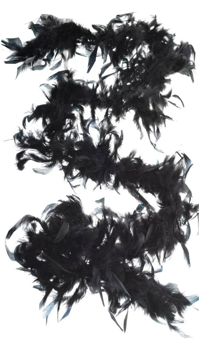 Burlesque Black Feather Boa Costumes Accessory