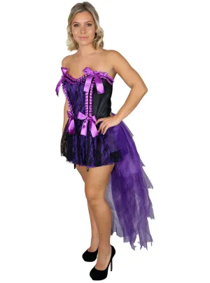 Burlesque Showgirl Womens Fancy Dress Costume
