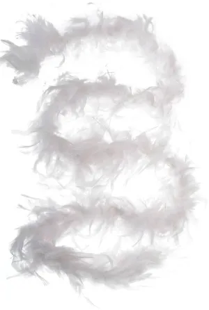 Burlesque White Feather Boa Costumes Accessory