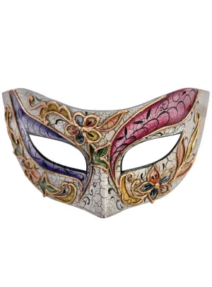 Camila Pink and Purple Womens Masquerade Mask