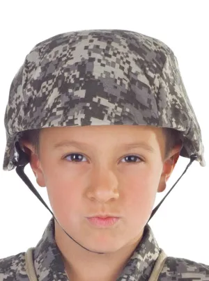 Camouflage Boys Army Costume Helmet