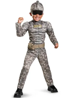 Camouflage Combat Warrior Toddler Boys Costume