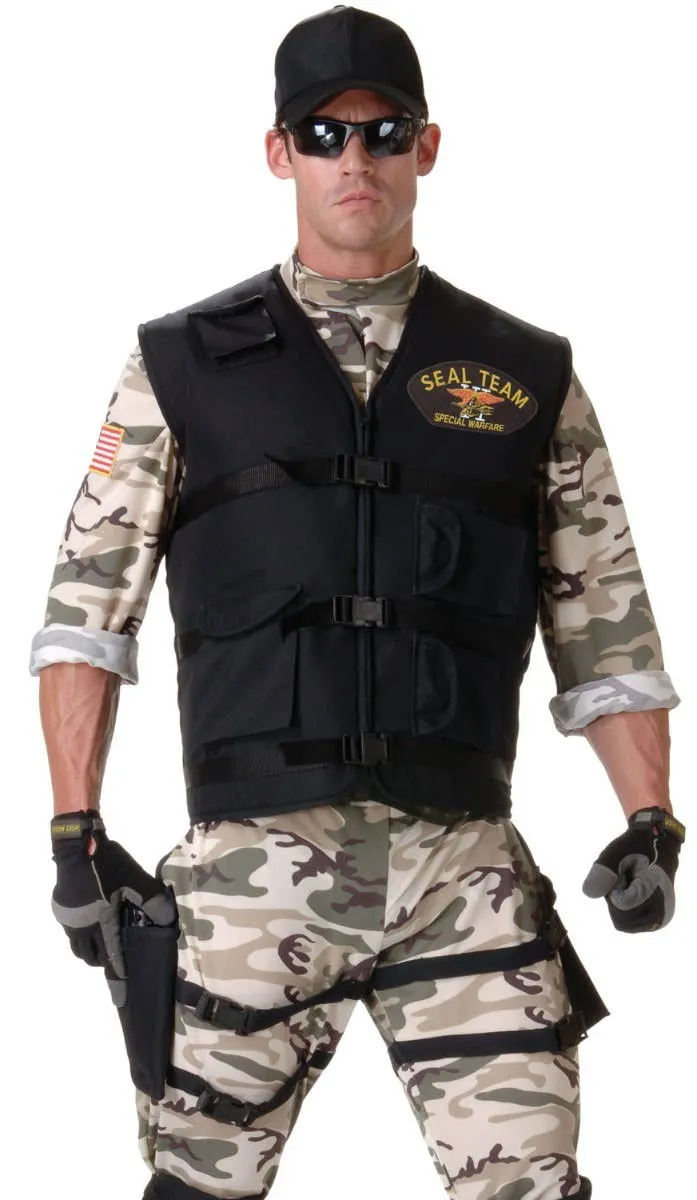 Camouflage Mens Navy SEAL Military Costume