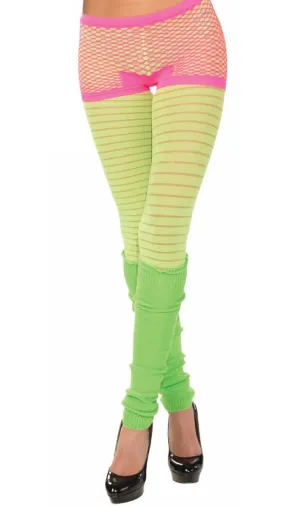 Candy Club Neon Pink Fishnet Booty Shorts