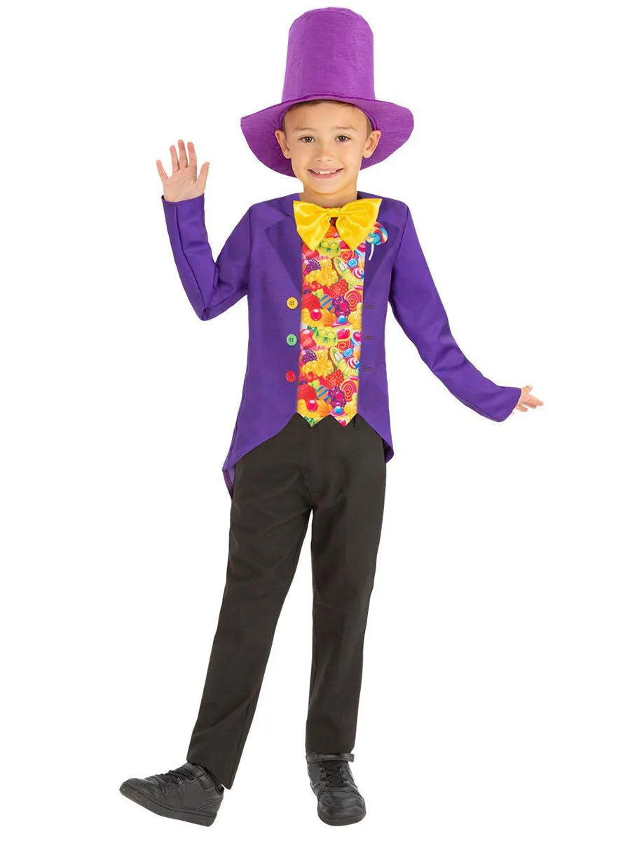 Candy Man Boys Willy Wonka Inspired Book Week Costume