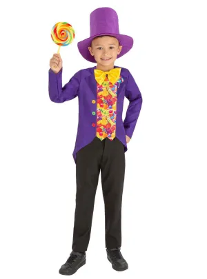 Candy Man Boys Willy Wonka Inspired Book Week Costume