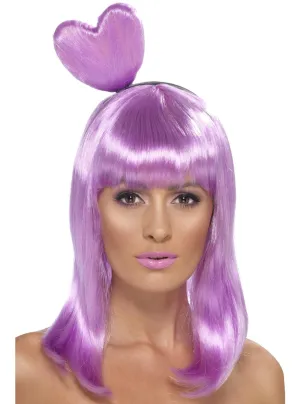 Candy Queen Womens Purple Costume Wig