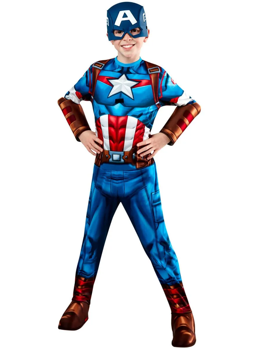 Captain America Mech Strike Boys Dress Up Costume
