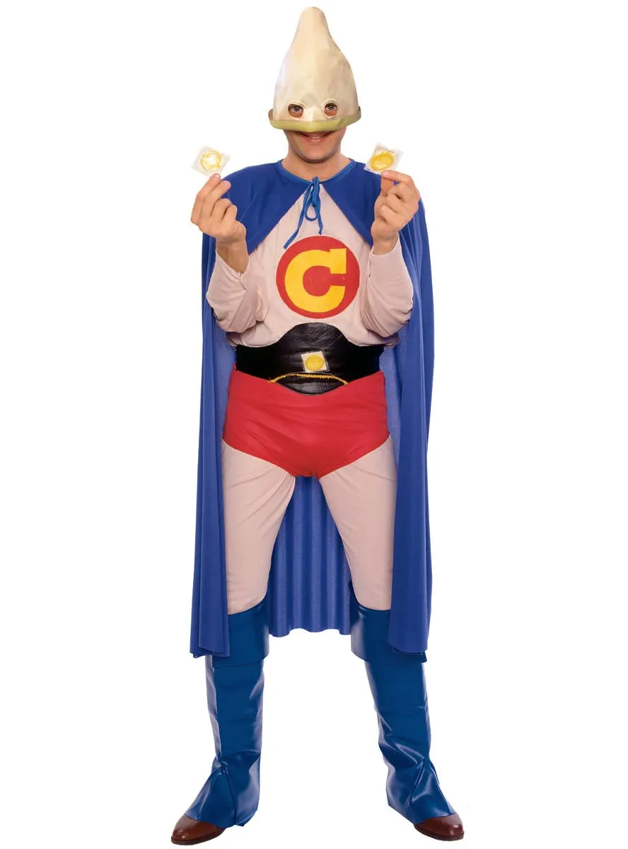 Captain Condom Mens Funny Fancy Dress Costume