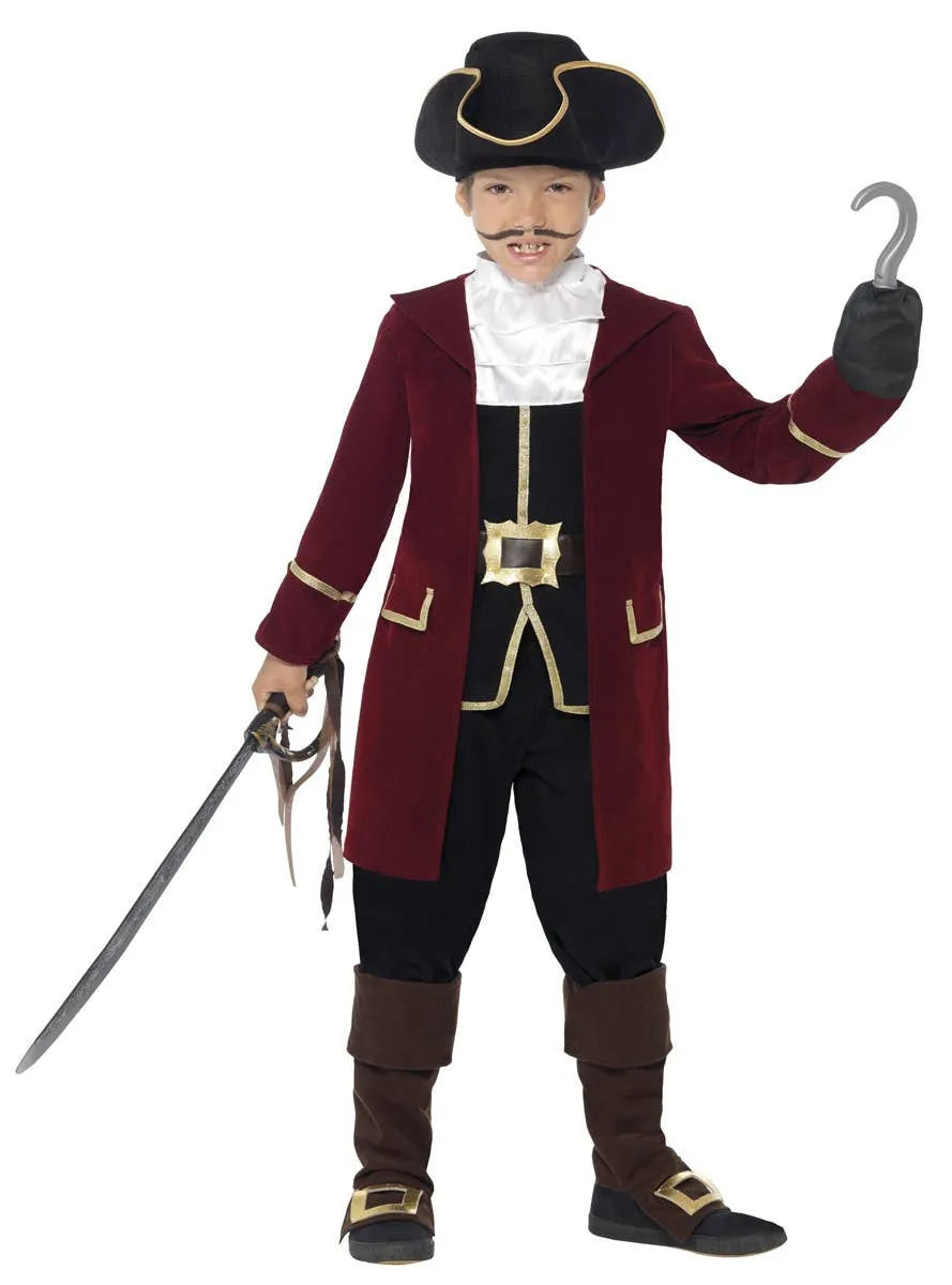 Captain Hook Boys Pirate Book Week Costume