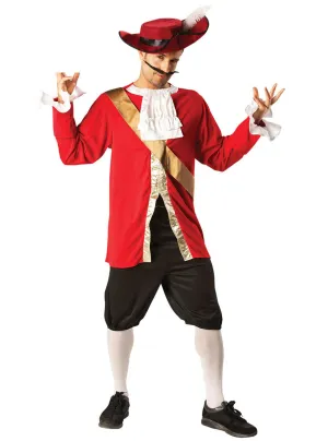 Captain Hook Mens Peter Pan Character Costume