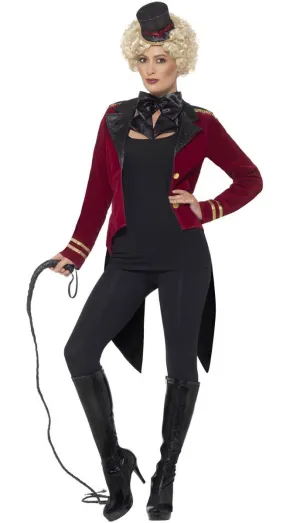 Captivating Circus Ringmaster Womens Fancy Dress Costume