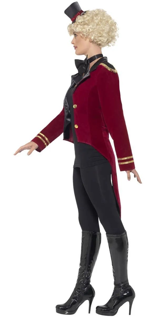 Captivating Circus Ringmaster Womens Fancy Dress Costume