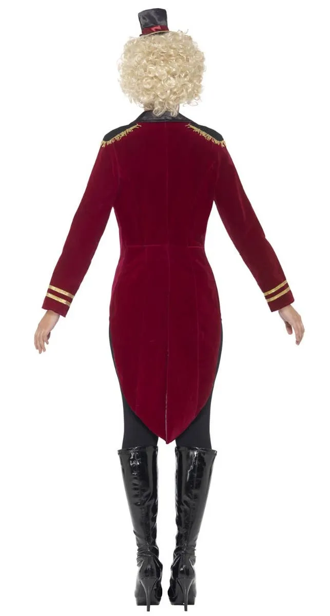 Captivating Circus Ringmaster Womens Fancy Dress Costume