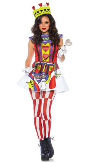 Card Queen Womens Fancy Dress Costume