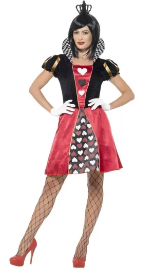 Carded Queen of Hearts Womens Fancy Dress Costume