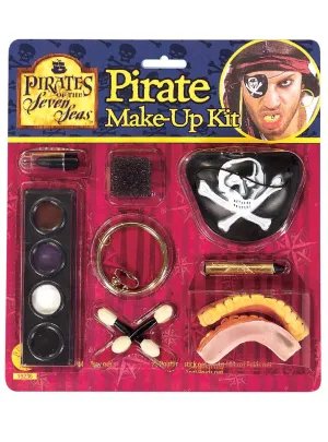 Caribbean Pirate Costume Makeup Kit