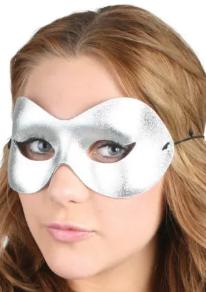 Cat Eye Silver Womens Masquerade Mask