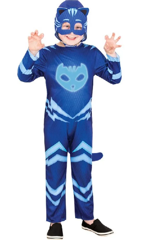 Catboy Blue PJ Masks Boys Glow In the Dark Costume