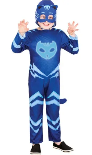 Catboy Blue PJ Masks Boys Glow In the Dark Costume