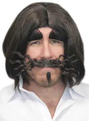 Catweazle Magician Wig and Facial Hair Costume Kit