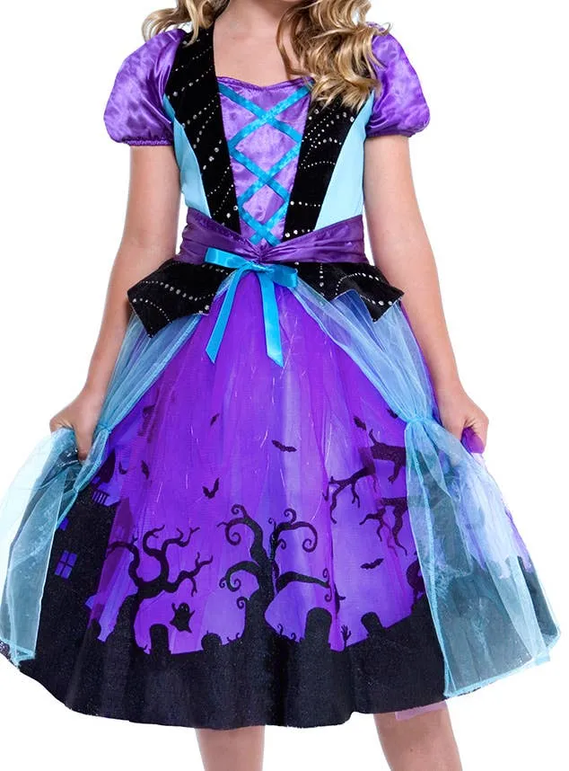 Cauldron Cutie Girls Witch Halloween Costume