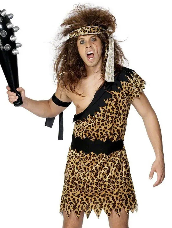 Caveman Mens  Fancy Dress Costume