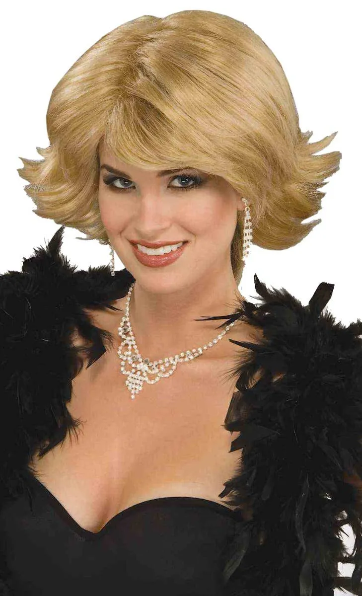 Celebutante Womens Blonde Costume Wig