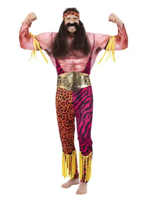 Champion 80s Wrestler Mens Costume