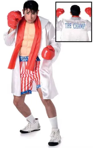 Champion Boxer Mens Rocky Balboa Costume