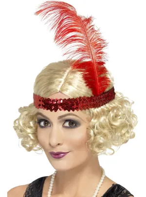 Charlestone Flapper Womens Blonde 20s Costume Wig