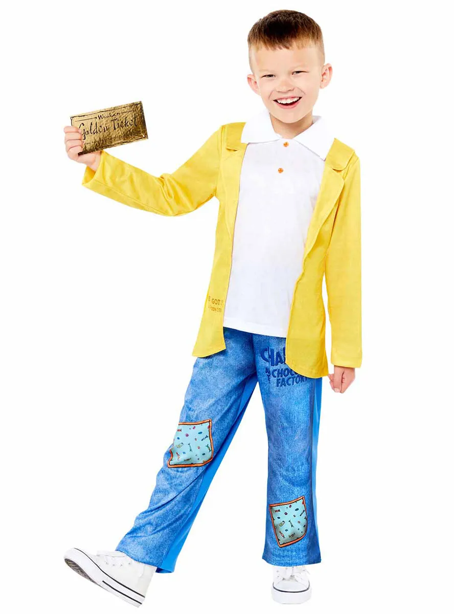 Charlie Bucket Boys Roald Dahl Character Costume