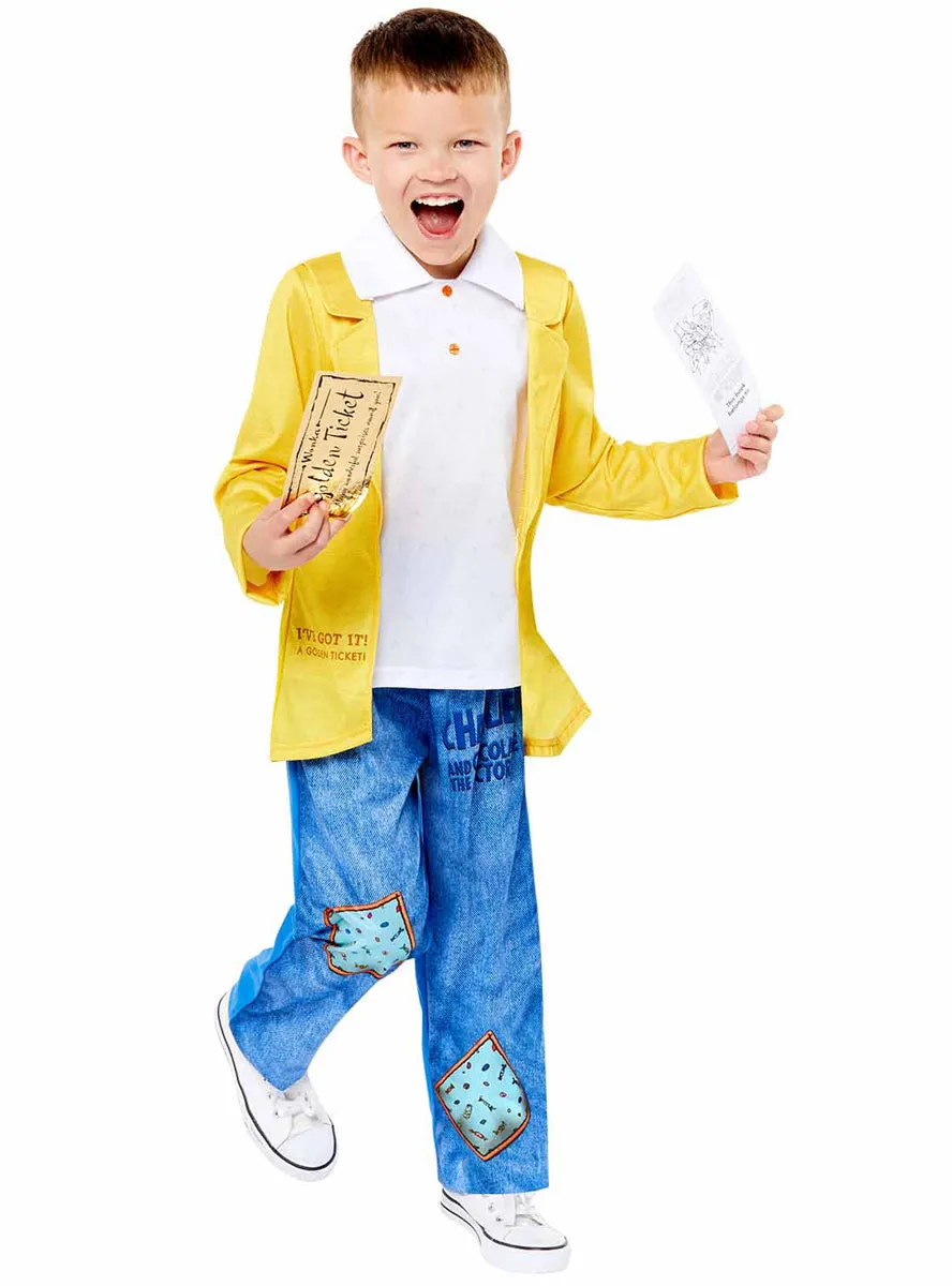 Charlie Bucket Boys Roald Dahl Character Costume