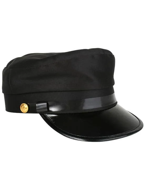 Chauffeur Adults Black Costume Hat