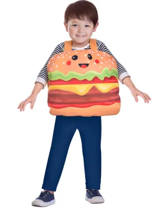 Cheery Big Burger Kids Costume
