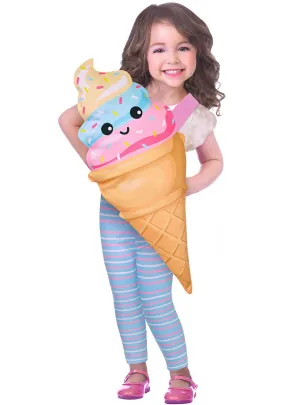Cheery Rainbow Ice Cream Girls Costume