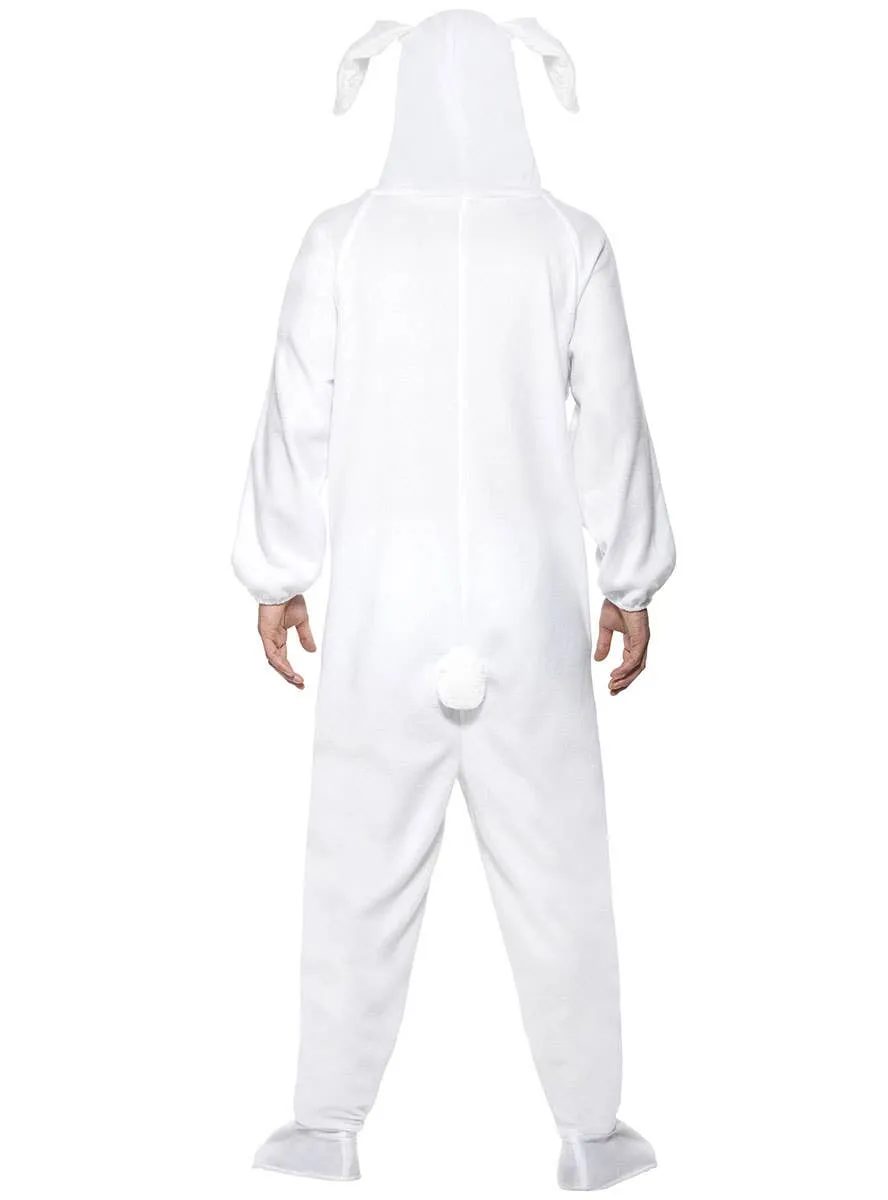 Cheery White Bunny Rabbit Mens Costume Onesie
