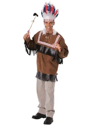 Cherokee Warrior Mens Native Indian Costume