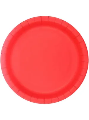 Cherry Red 10 Pack 23cm Paper Plates