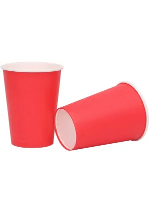 Cherry Red 20 Pack Paper Cups