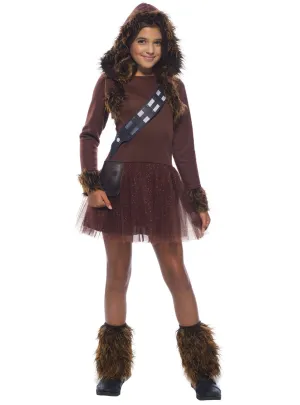 Chewbacca Girls Cute Hooded Star Wars Costume